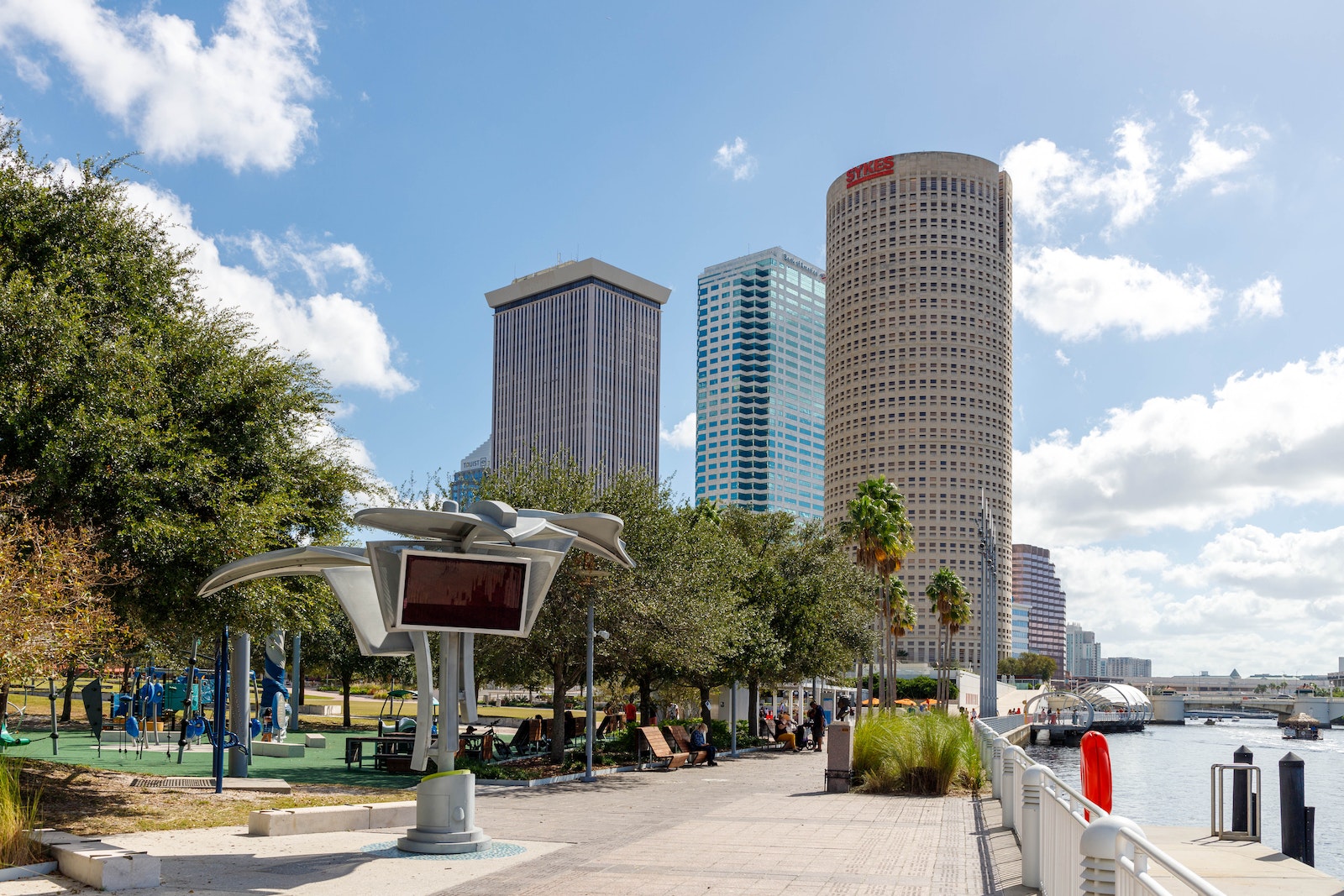 Tampa Free stock photo of blue, blue sky, buildings